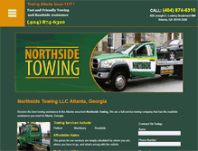 Tablet Screenshot of northsidetowing.com